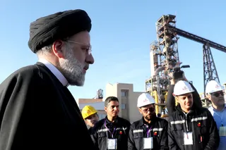تصاویر افتتاح واحد احیای مستقیم مجتمع فولاد اسفنجی قائنات