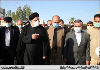 تصاویر بازدید از پروژه فاضلاب شهری اهواز