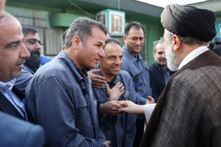 تصاویر گفتگو با جمعی از کارگران کارخانه کیان تایر