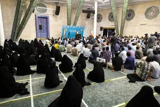 عکس/ حضور رئیسی در جمع اساتید و دانشجویان دانشگاه تهران