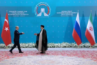 تصاویر عکس یادگاری هفتمین اجلاس سران کشورهای ضامن روند آستانه