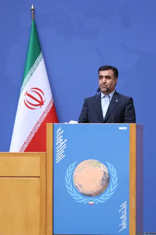 تصاویر اجلاس بین المللی مقابله با توفان های ماسه و گرد و غبار