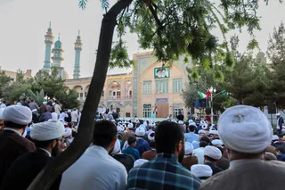 دیدار با علما و طلاب