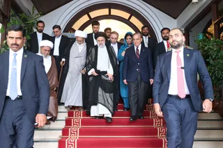 استقبال رسمی از سوی نخست وزیر پاکستان