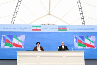 آیین افتتاح رسمی طرح مشترک سد قیز قلعه‌سی