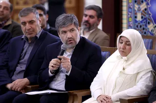 نشست رمضانی با جمعی از خیرین