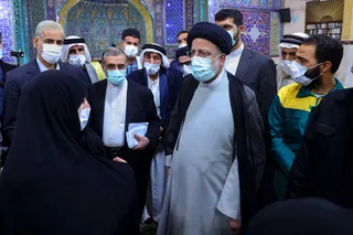 تصاویر پیام نوروزی سال ۱۴۰۱ در مسجد جامع خرمشهر