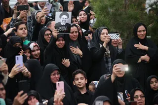 مراسم تشییع پیکر رئیس جمهور شهید و همراهان در شهر قم