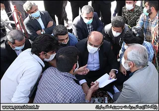 سخنرانی در جمع مردم طبس در امامزاده حسین بن موسی الکاظم(ع)