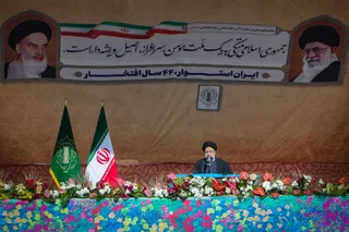 تصاویر سخنرانی در اجتماع باشکوه راهپیمایان ۲۲ بهمن ۱۴۰۱