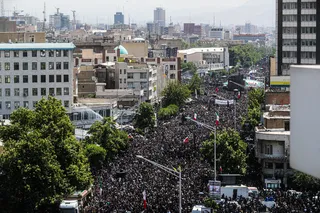 مراسم تشییع پیکر رئیس جمهور شهید و همراهان در تهران