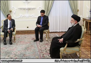 تصاویر دیدار مشاور امنیت ملی هند با رئیس جمهور