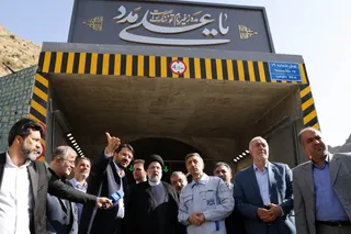 تصاویر افتتاح مسیر رفت قطعه دوم آزاد راه تهران - شمال