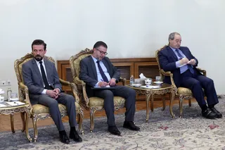 تصاویر دیدار روسای جمهور ایران و سوریه