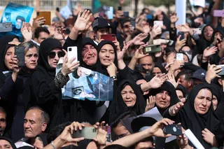 مراسم تشییع پیکر رئیس جمهور شهید و همراهان در بیرجند