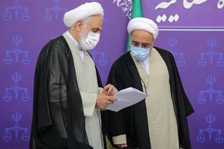 حضور حجت‌الاسلام والمسلمین رئیسی در شورای عالی قضائی
