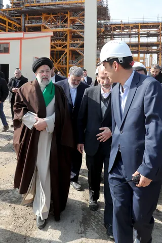 تصاویر بهره‌برداری رسمی از واحد سوم بخش بخار نیروگاه سیکل‌ ترکیبی ارومیه