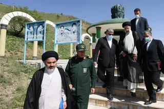 تصاویر بازدید از یادمان شهدای حاج عمران و پایانه مرزی تمرچین