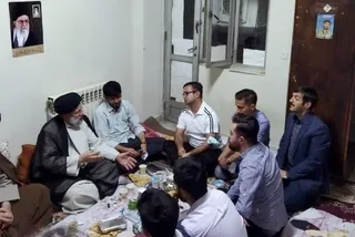 تصاویر صرف افطار در خوابگاه دانشجویی دانشگاه خوارزمی کرج