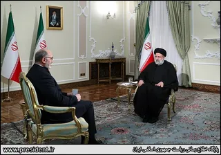 تصاویر گفتگو با شبکه تلویزیونی المیادین