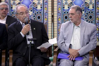 نشست رمضانی با جمعی از خیرین
