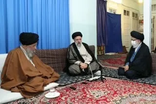 تصاویر دیدارهای امروز آیت‌الله رئیسی با مراجع عظام