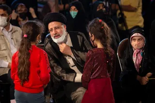 حضور رئیسی در مراسم روز دختر