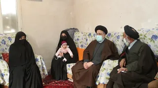 تصاویرحضور در منزل شهید سیدمهدی حسینی از شهدای مدافع حرم