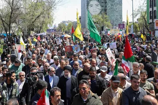 حضور در راهپیمایی پرشکوه روز قدس