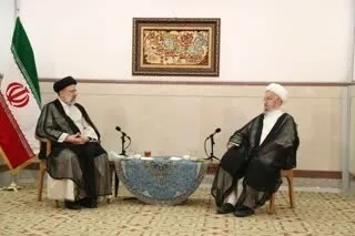 تصاویر دیدارهای امروز آیت‌الله رئیسی با مراجع عظام