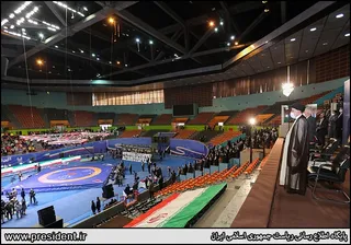 تصاویر آئین اهدای بازوبند پهلوانی سال ۱۴۰۰