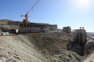 تصاویر بازدید رئیس جمهور از پروژه مسکن مهر پردیس