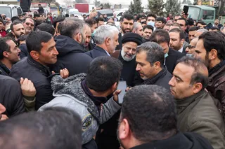 تصاویر بازدید و گفتگو با کامیون‌داران پایانه باربری بهارستان