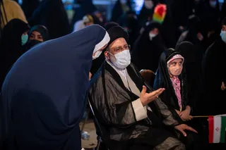 حضور رئیسی در مراسم روز دختر