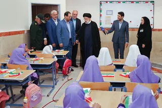 تصاویر حضور در مراسم بازگشایی مدارس