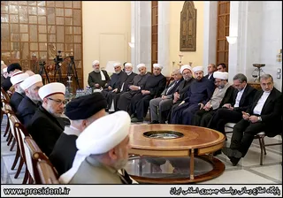 تصاویر دیدار با جمعی از علمای بلاد شام