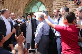 تصاویر حضور دکتر رئیسی در روستای کردآباد کبودر آهنگ