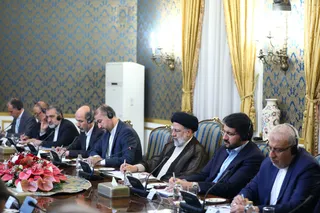 تصاویر مذاکرات مشترک هیئت های عالی رتبه ایران و ترکمنستان