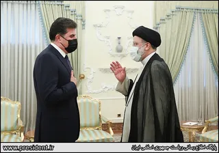 تصاویر دیدار رئیس اقلیم کردستان عراق با آیت الله رئیسی