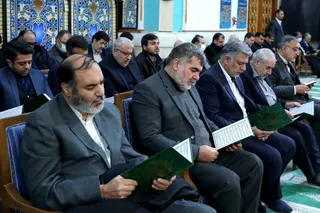 تصاویر مراسم تشییع پیکر مهندس رستم قاسمی در نهاد ریاست جمهوری
