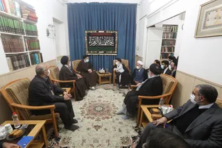 تصاویر دیدار با آیت الله العظمی شبیری زنجانی