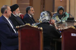 تصاویر نشست مقامات عالیرتبه شرکت کننده در کنگره بین المللی بانوان تاثیرگذار با رئیس جمهور