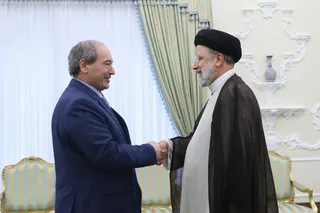 تصاویر دیدار وزیر خارجه سوریه با رئیس جمهور