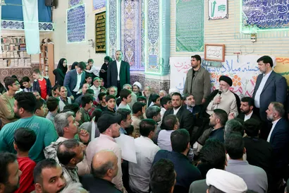 دیدار صمیمانه با اهالی نیروگاه قم
