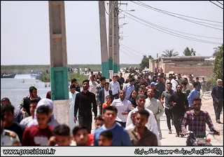 تصاویر بازدید از تالاب شادگان و حضور در جمع اهالی منطقه