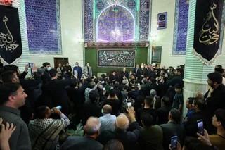 تصاویر سخنرانی در جمع نمازگزاران مسجد امیرالمومنین(ع) کهنز