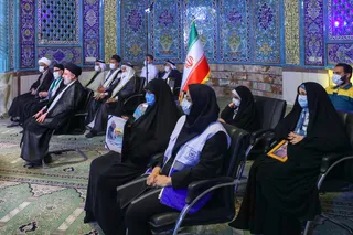 تصاویر پیام نوروزی سال ۱۴۰۱ در مسجد جامع خرمشهر
