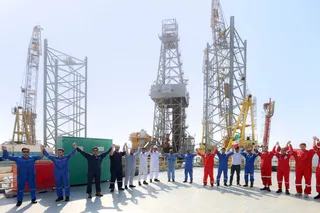 تصاویر بازدید از سکوی فاز 11 میدان گازی پارس جنوبی