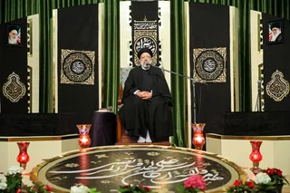 حضور حجت‌الاسلام والمسلمین رئیسی در مراسم شب قدر در امامزاده صالح(ع) تهران