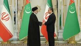 تصاویر دیدار رئیس جمهور ترکمنستان با دکتر رئیسی